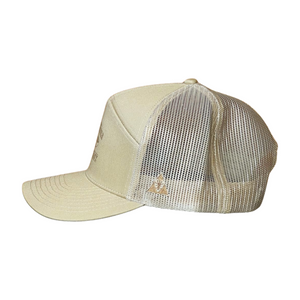 Aloha Aina Poi Co. - Ke Aloha Aina Tan Hat - Side View