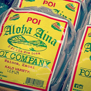 Aloha Aina Poi Company - Kauai Fresh Poi - Close Up